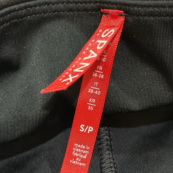 Spanx Black Faux Leather Legging SZ S NWOT - Picture 4 of 7